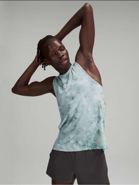 lululemon | Fast and Free Tank - Tidewater Teal Tie-Dye